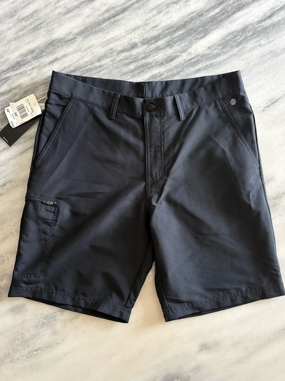 adidas Men's Black Golf Shorts